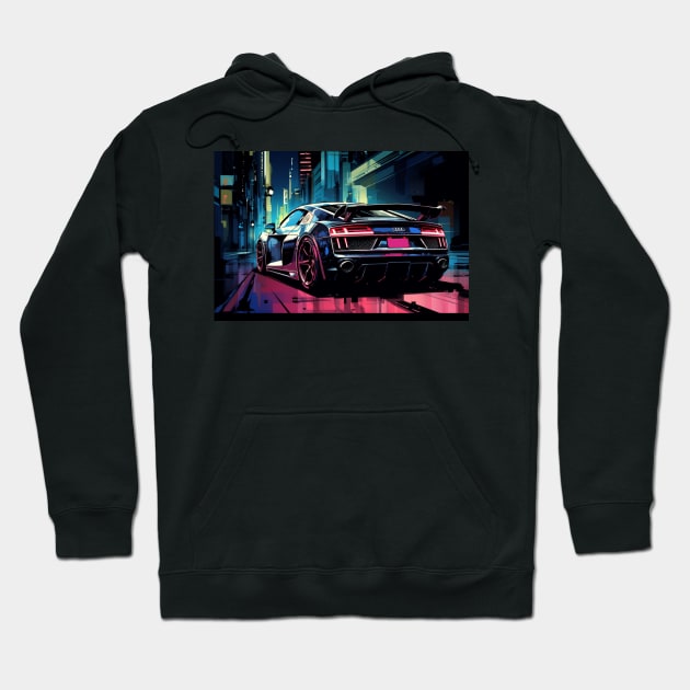 Audi R8 Hoodie by Speed Culture Apparel